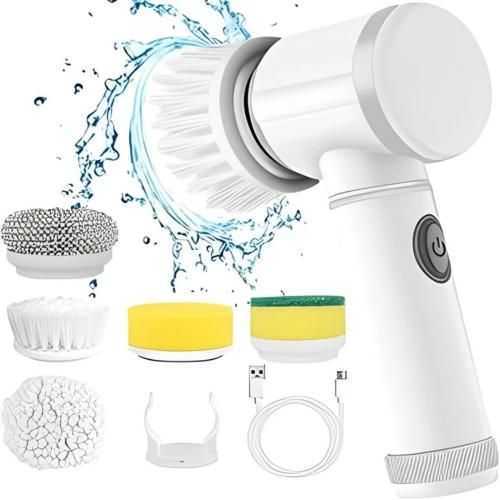 5 in 1 Magic Cleaning Brush – Multi-Purpose Scrubbing Brush for Kitchen, Bathroom, Tiles & Home