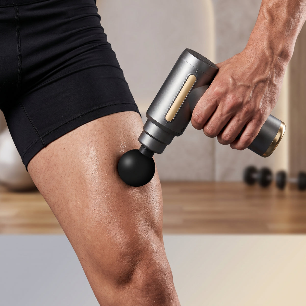 Cordless Massage Gun – Portable Deep Tissue Muscle Massager | Rechargeable Percussion Massage Device for Home, Gym & Travel