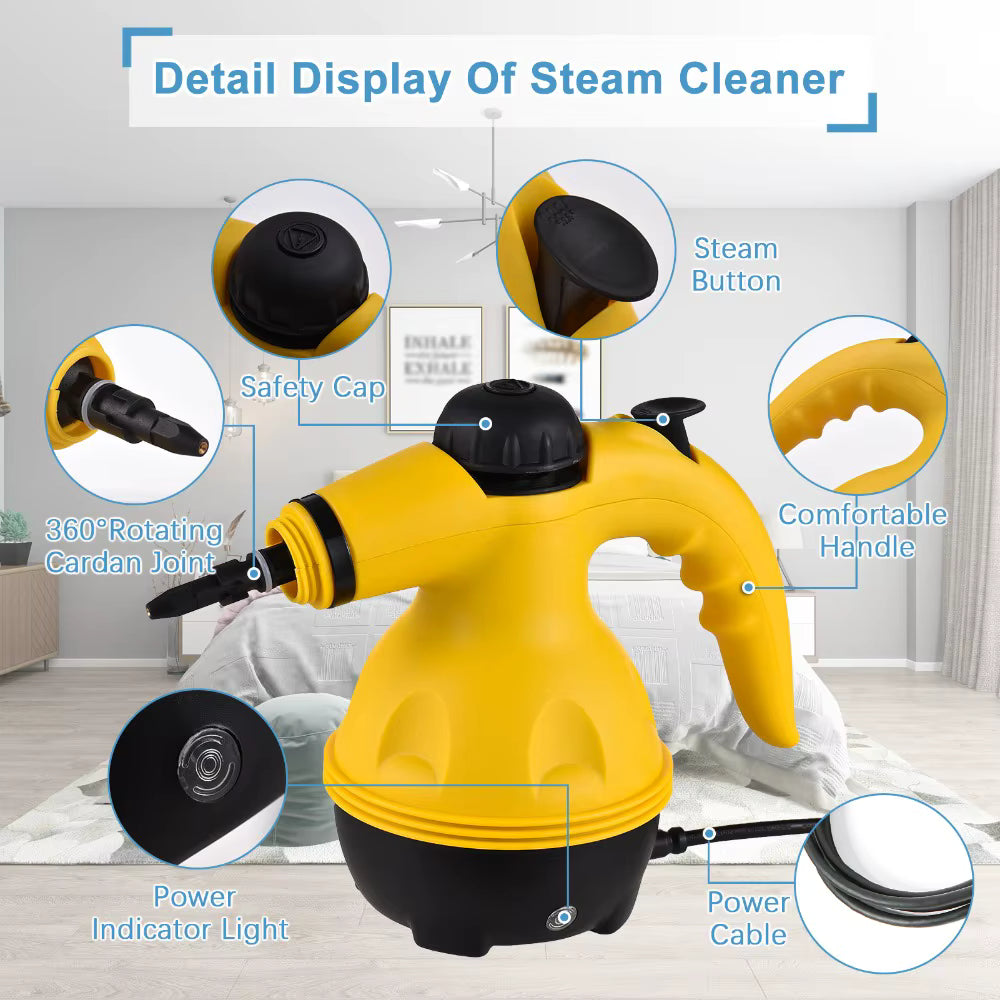Multi-Purpose Steam Cleaner – Powerful Steam Cleaning Machine for Kitchen, Bathroom, Floors & Home