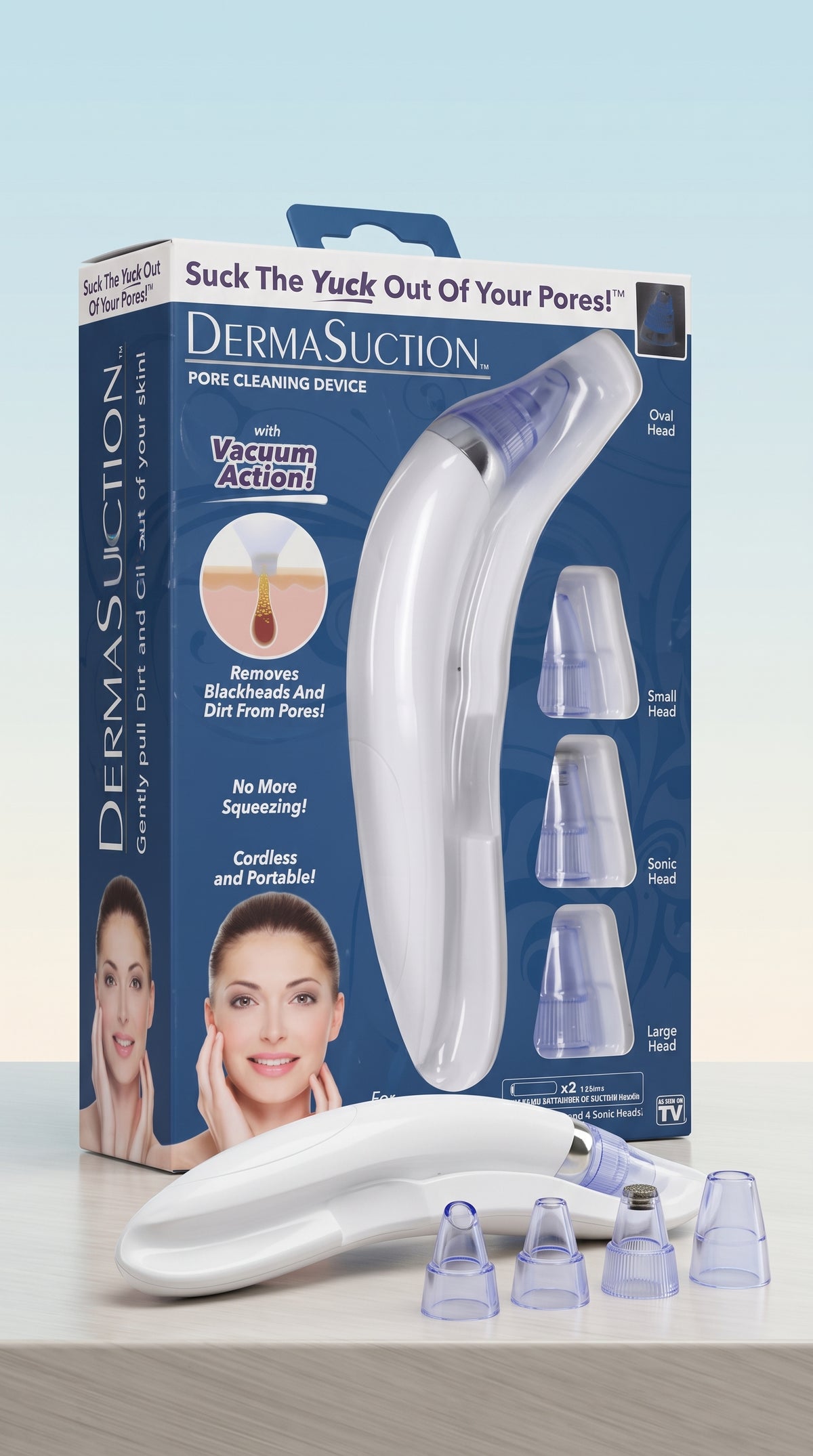 Pore Cleaning Device – Electric Facial Pore Cleaner & Blackhead Remover | Deep Cleansing Skincare Tool